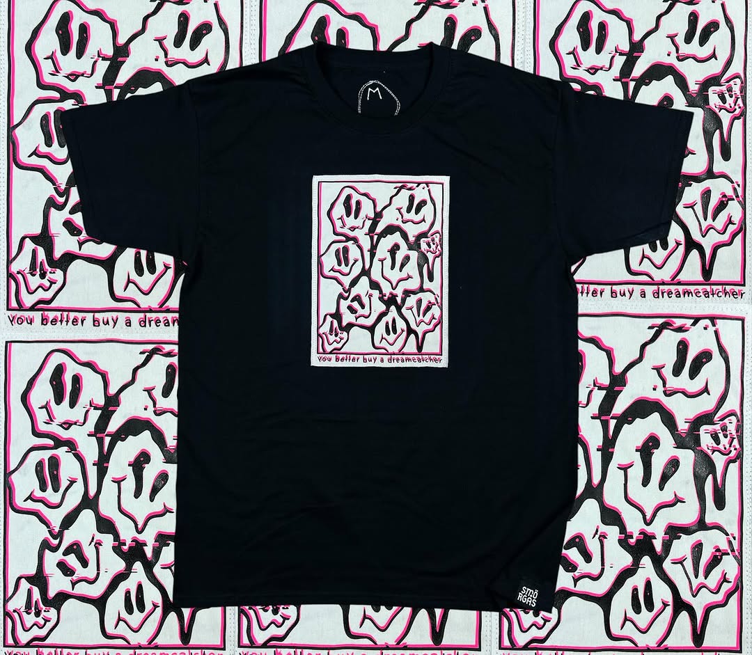 YOU_BETTER_BUY_A_DREAMCATCHER Neon pink T-shirt