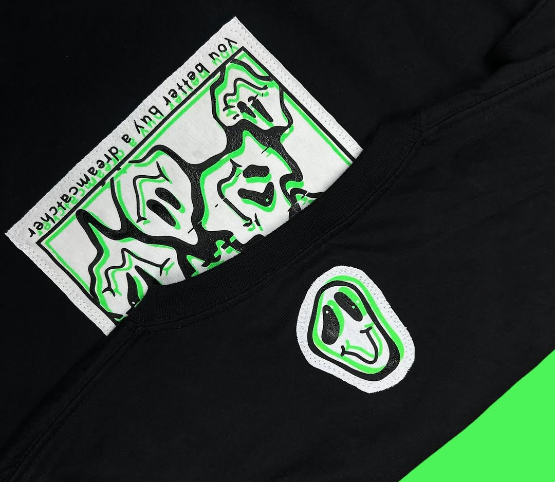 YOU_BETTER_BUY_A_DREAMCATCHER Neon green T-shirt