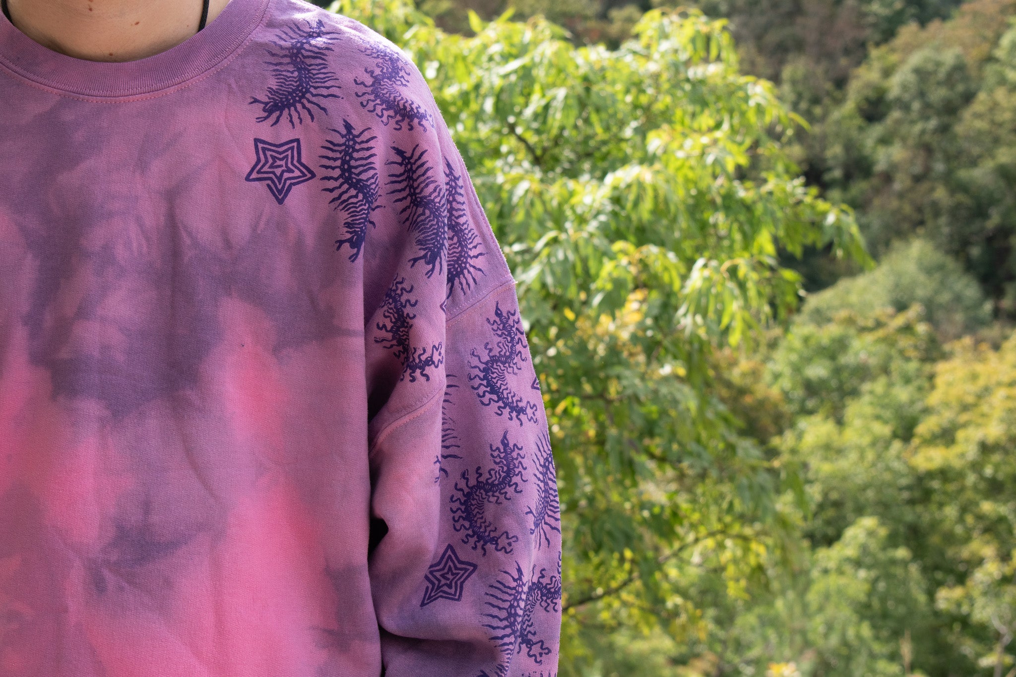 SZÁZLÁBÚ Block Mintás Pulóver