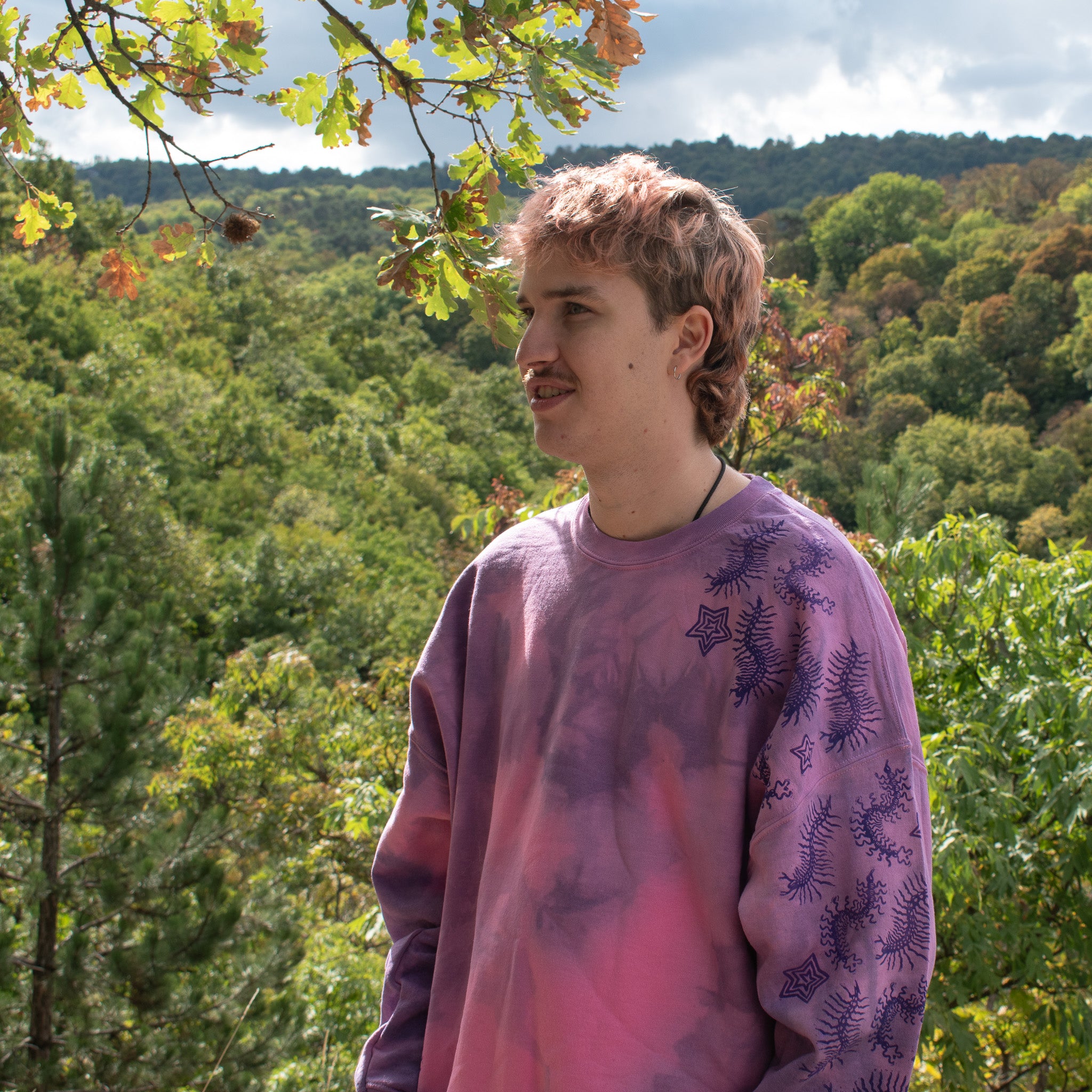 SZÁZLÁBÚ Block Mintás Pulóver