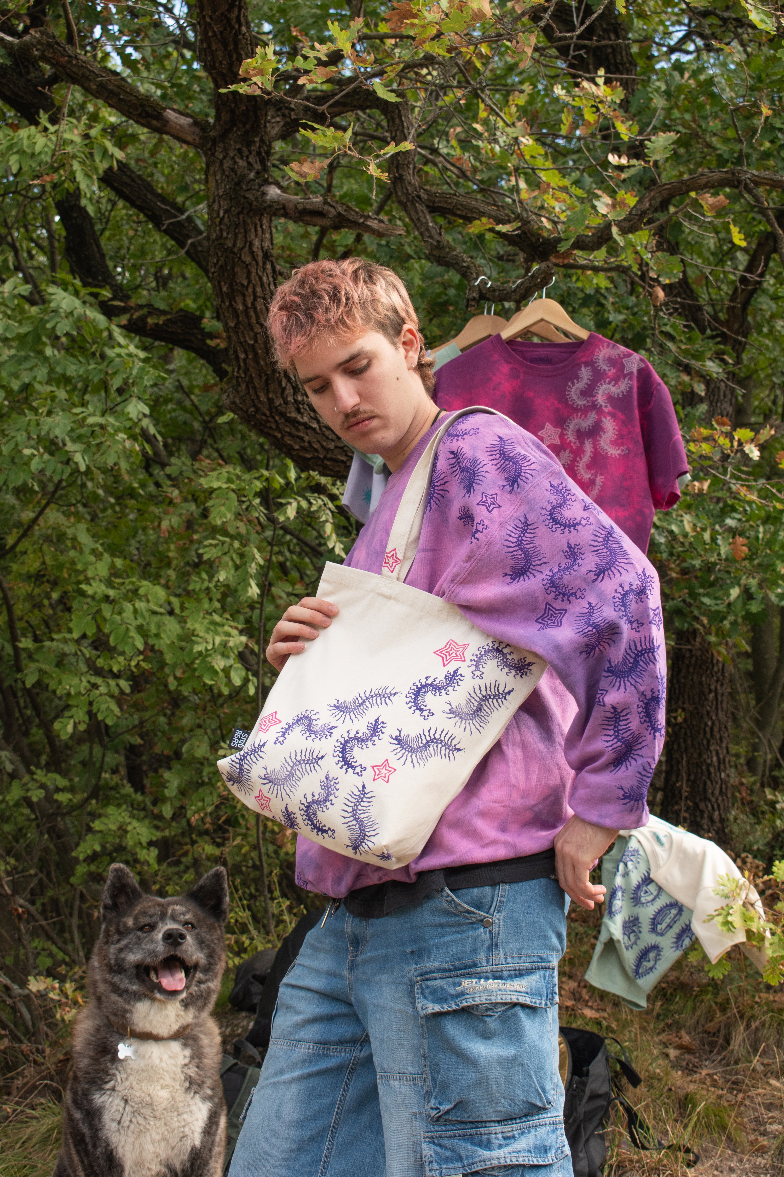 SZÁZLÁBÚ Block Mintás Pulóver