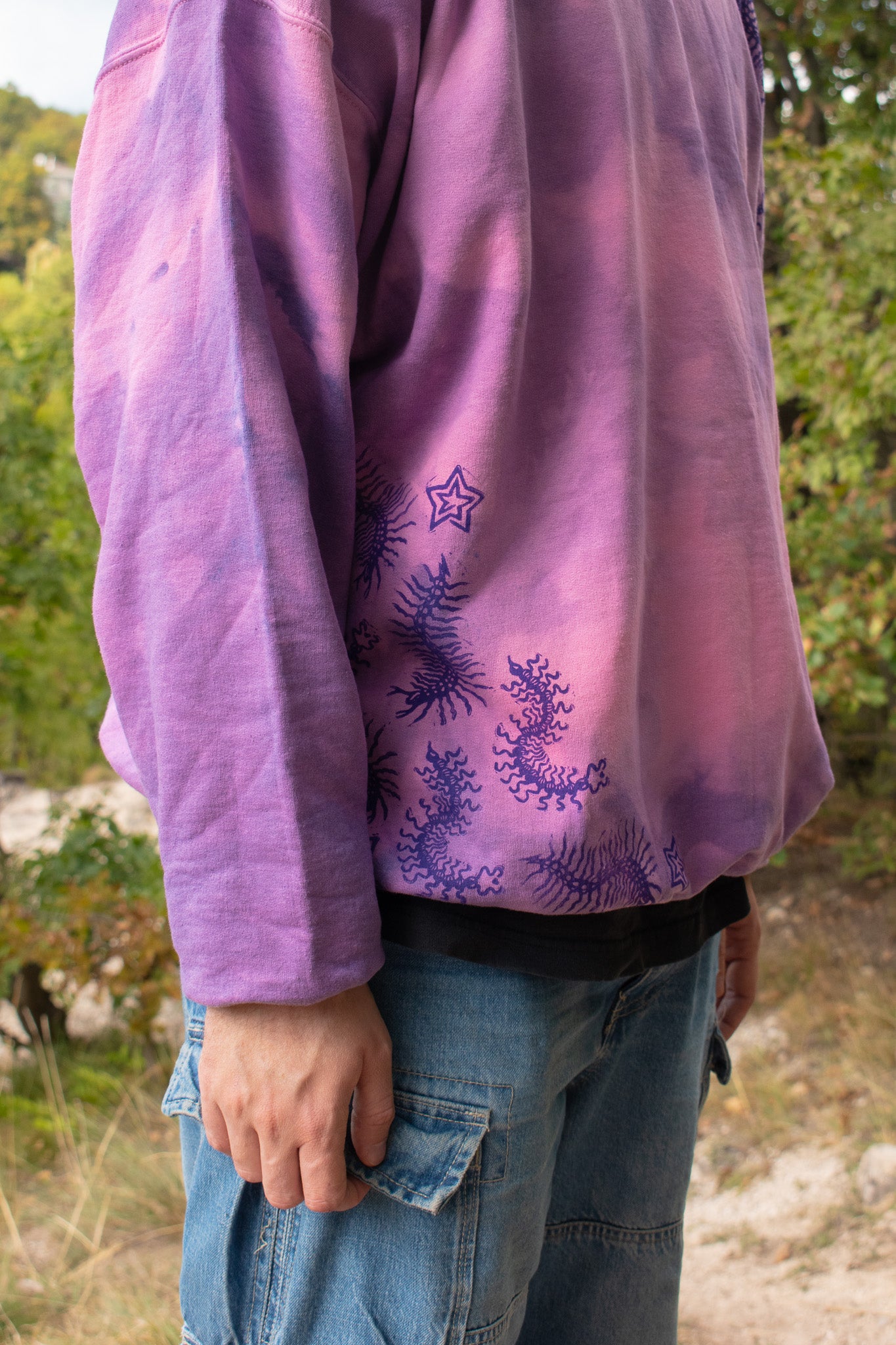 SZÁZLÁBÚ Block Mintás Pulóver