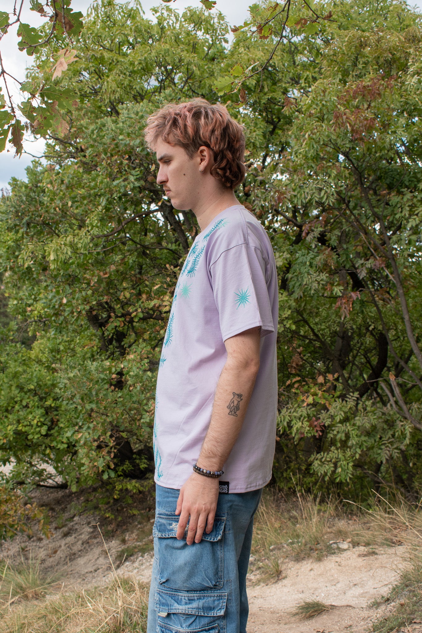 CENTIPEDE_BLOCK_PRINTED T-SHIRT