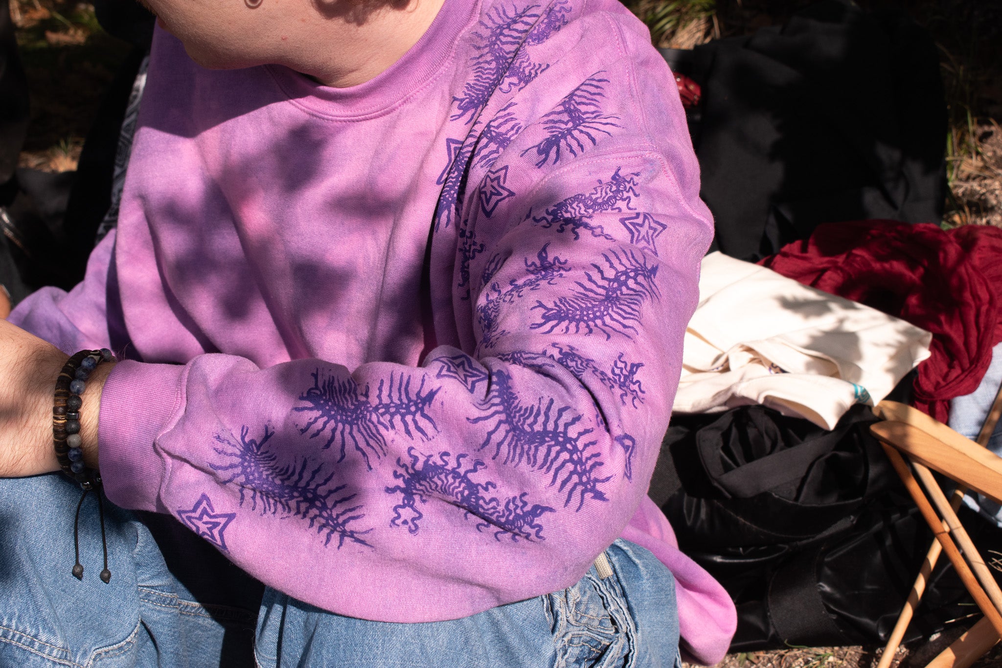 SZÁZLÁBÚ Block Mintás Pulóver