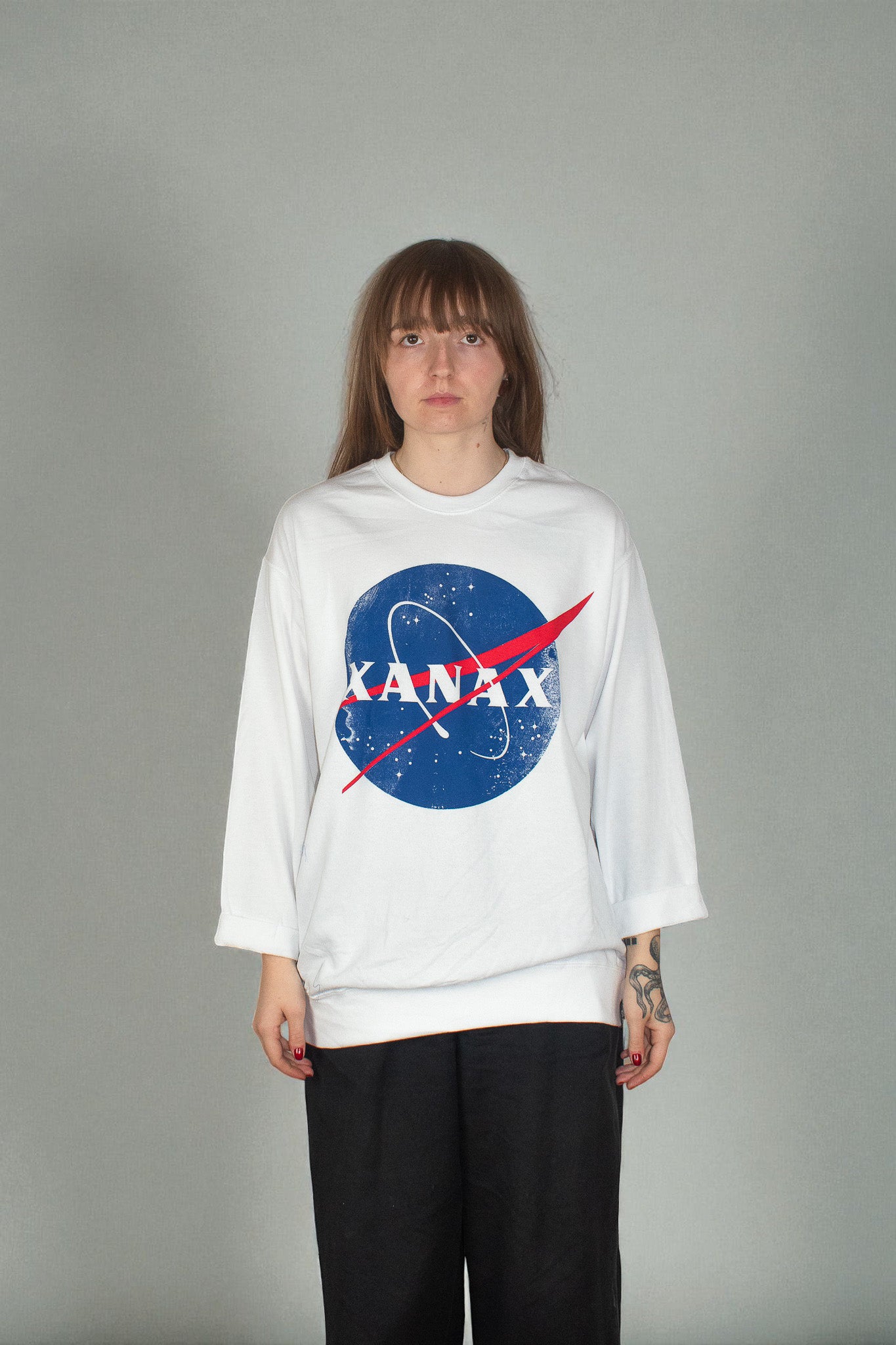 XANAX x NASA THEMED SWEATSHIRT