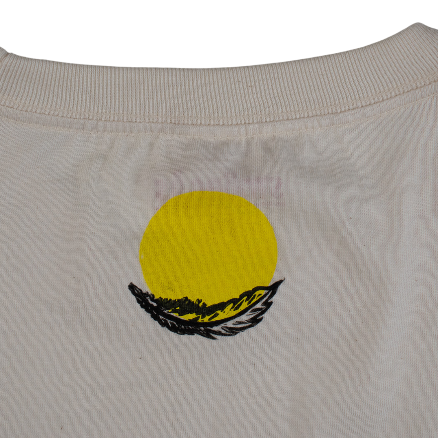 SPIRIT_DOVE BLOCK PRINTED CROPPED T-SHIRT