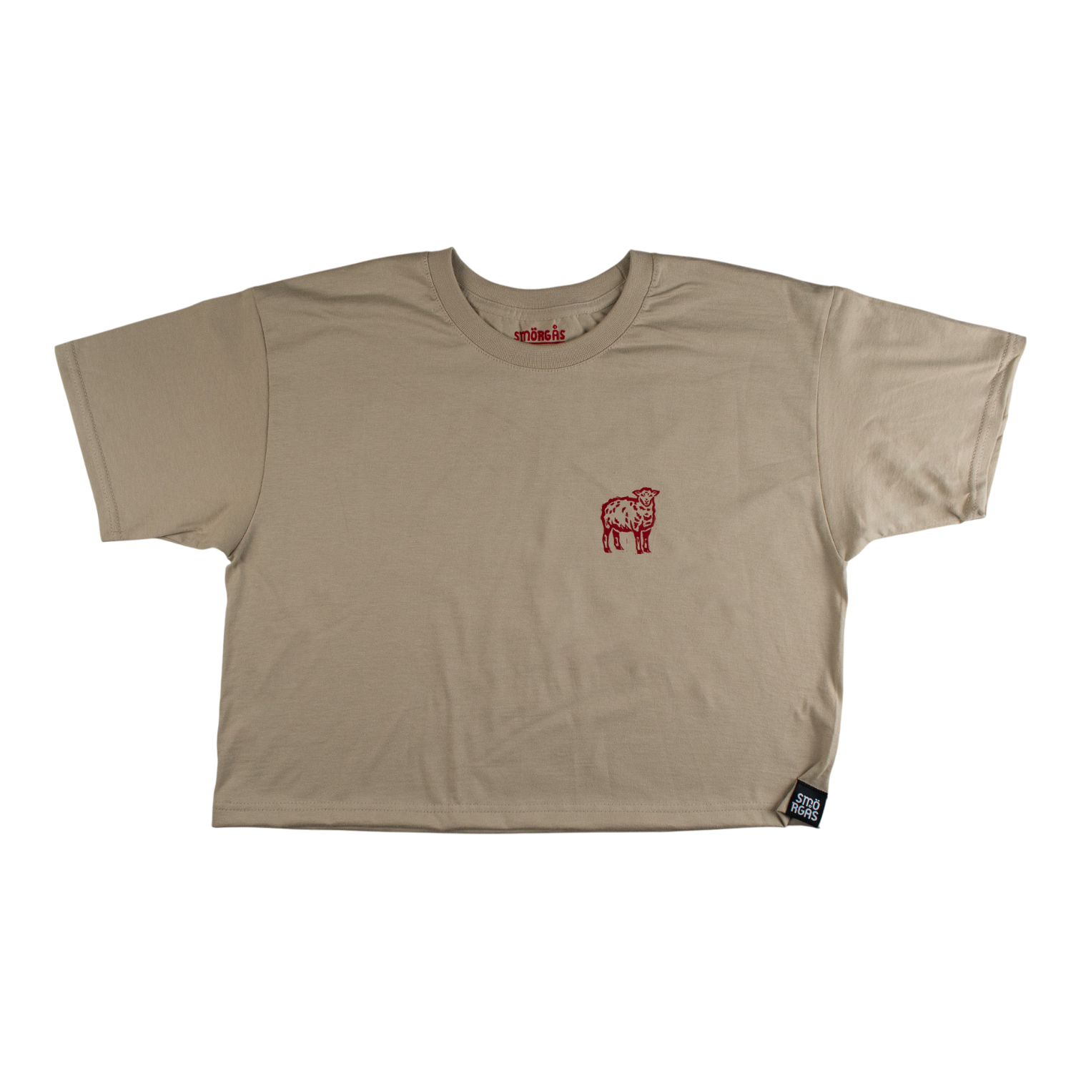 LOST_AND_FOUND BLOCK PRINTED T-SHIRT CROPPED