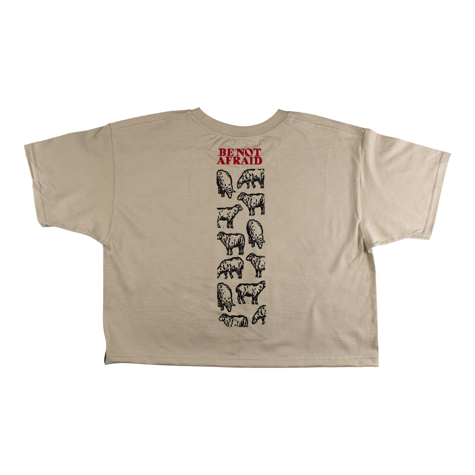 LOST_AND_FOUND BLOCK PRINTED T-SHIRT CROPPED