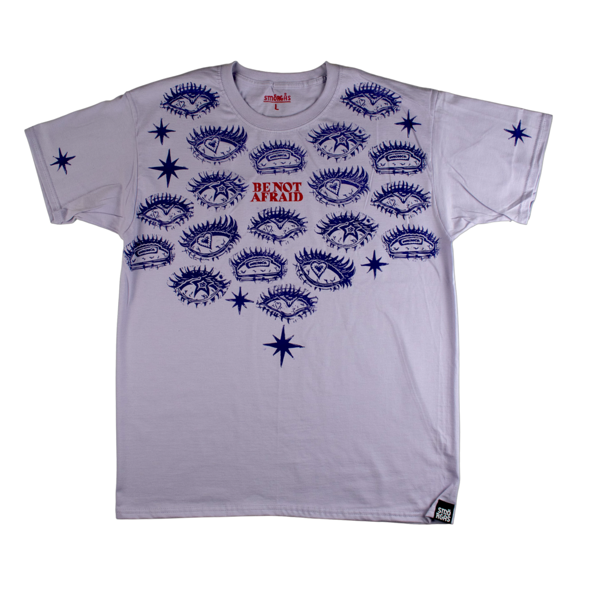 BE_NOT_AFRAID BLOCK PRINTED T-SHIRT