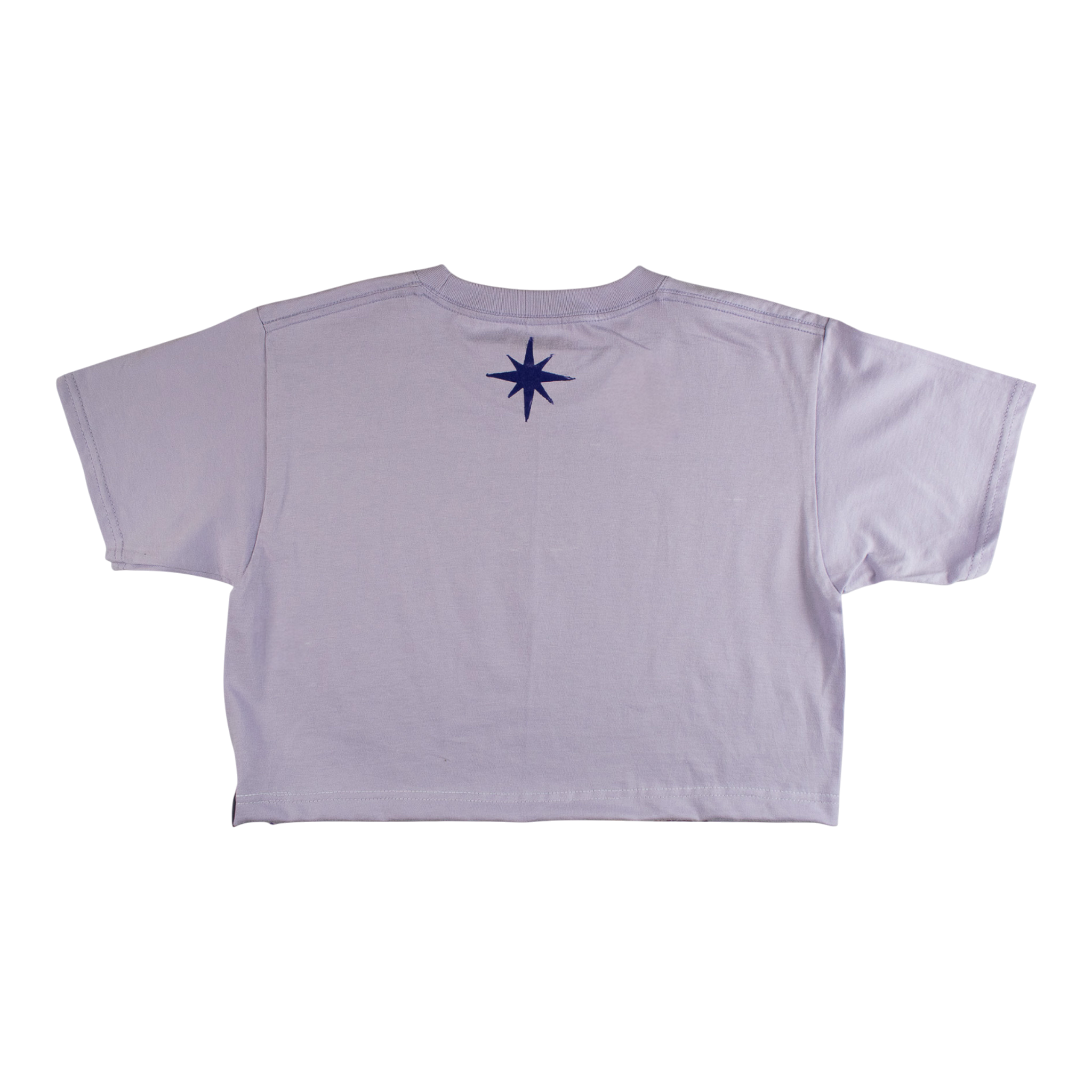 BE_NOT_AFRAID BLOCK PRINTED CROPPED T-SHIRT