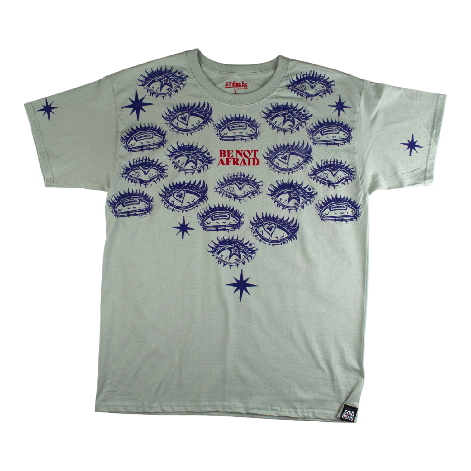 BE_NOT_AFRAID BLOCK PRINTED T-SHIRT