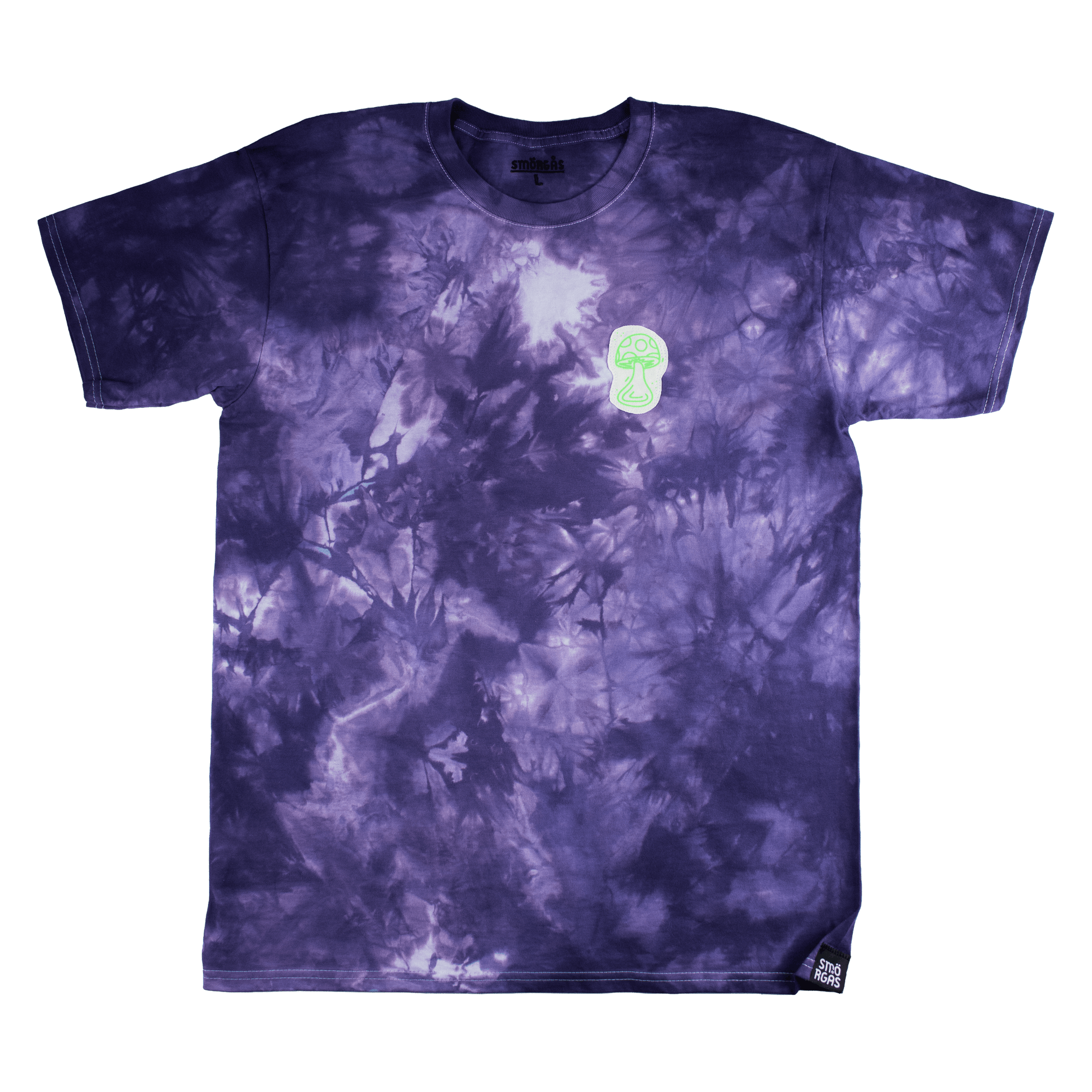 MUSHROOM_PATCHT-SHIRT TIE-DYE