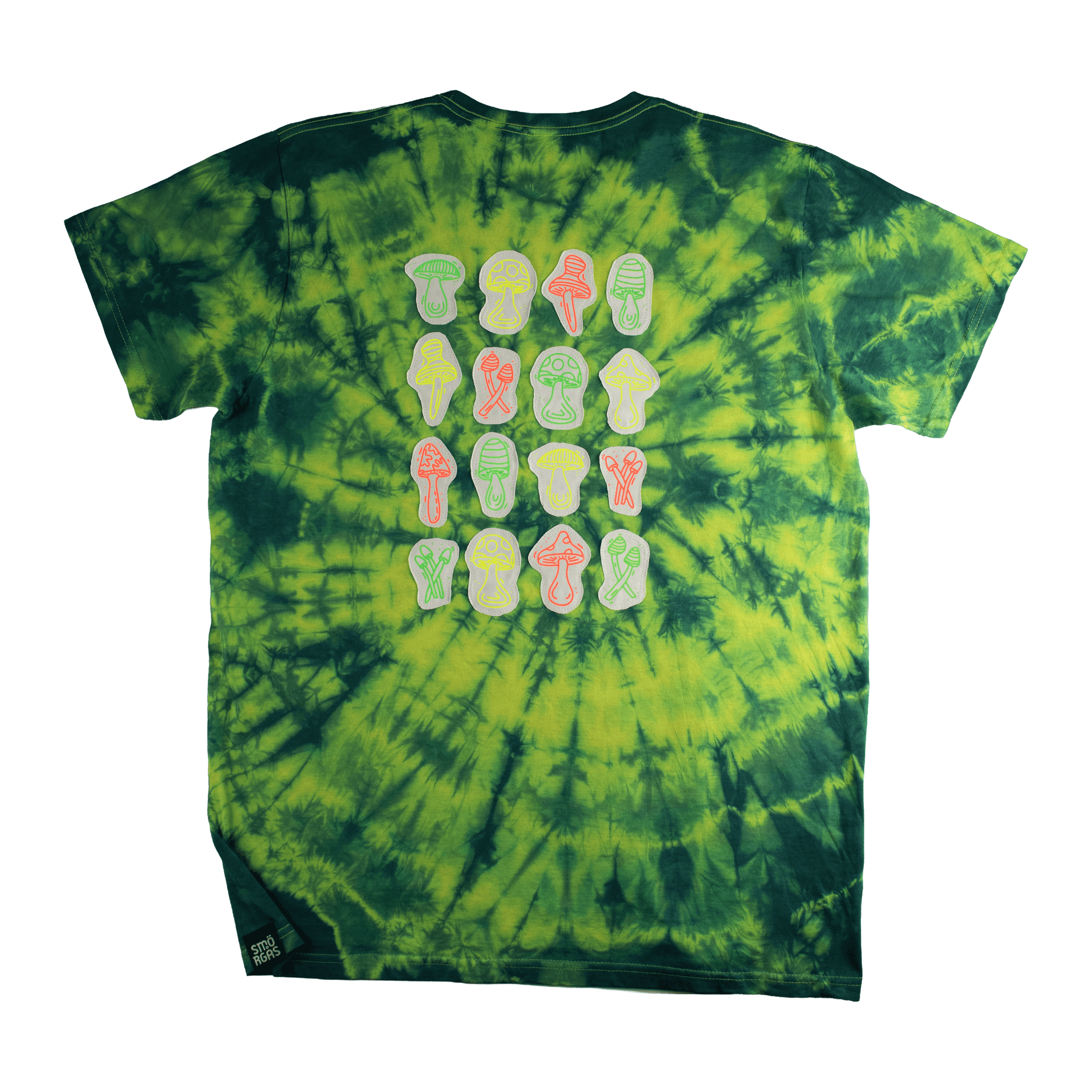 MUSHROOM_PATCHT-SHIRT TIE-DYE
