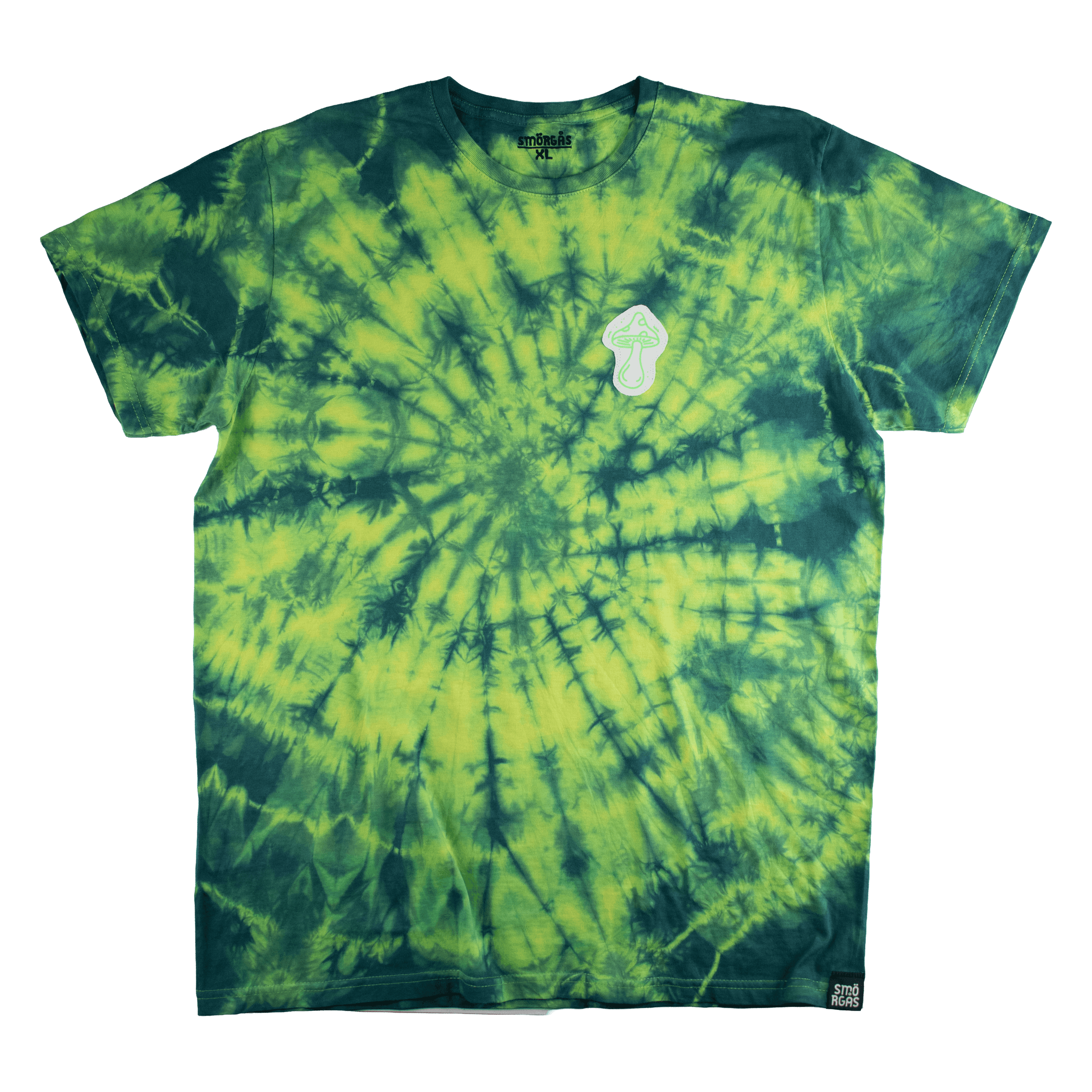 MUSHROOM_PATCHT-SHIRT TIE-DYE