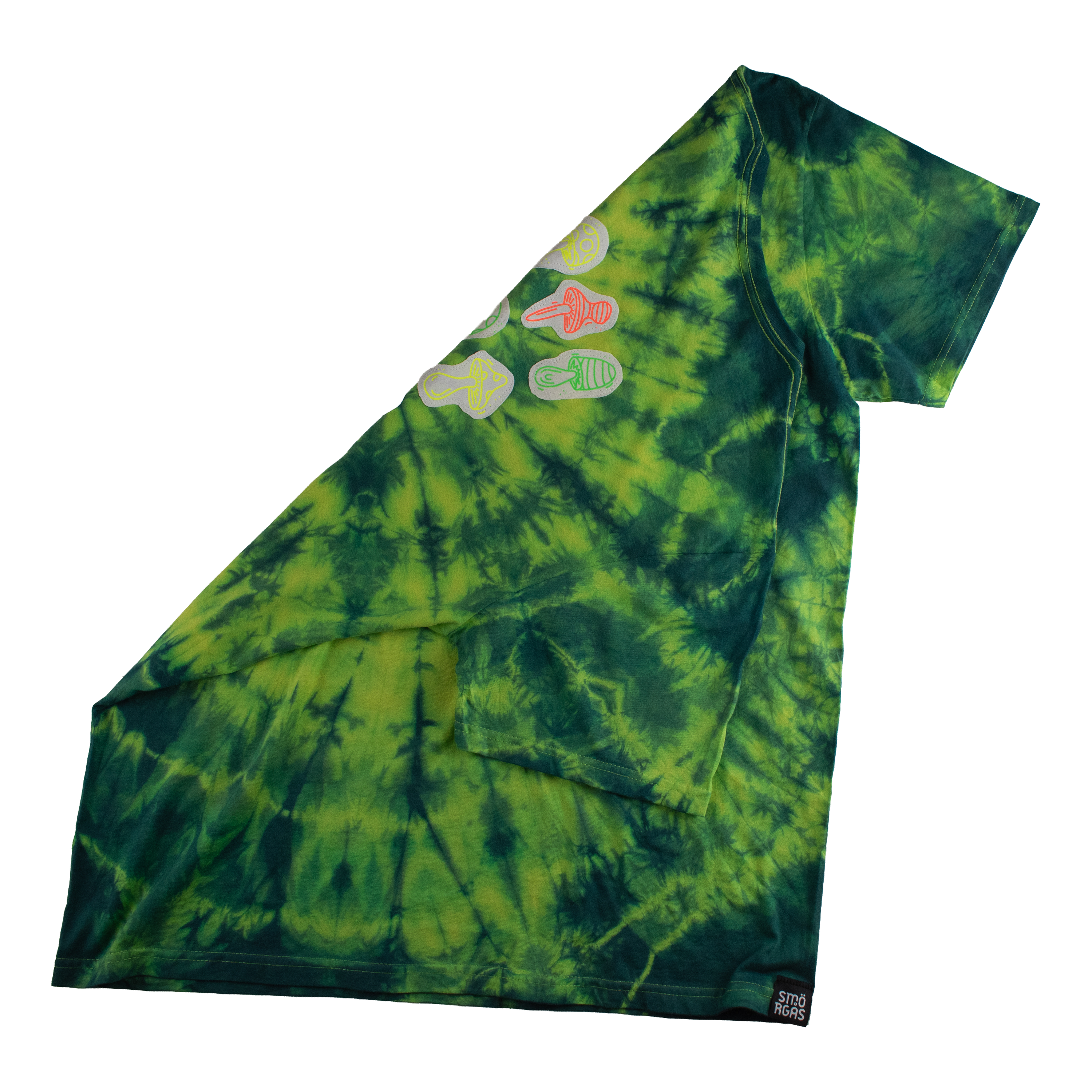 MUSHROOM_PATCHT-SHIRT TIE-DYE