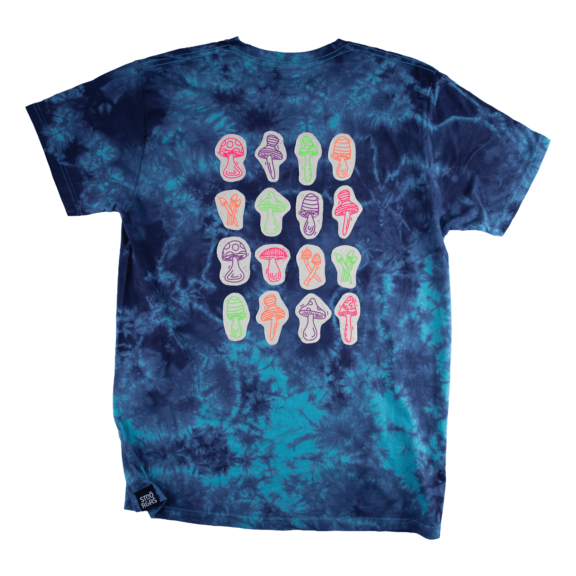 MUSHROOM_PATCHT-SHIRT TIE-DYE