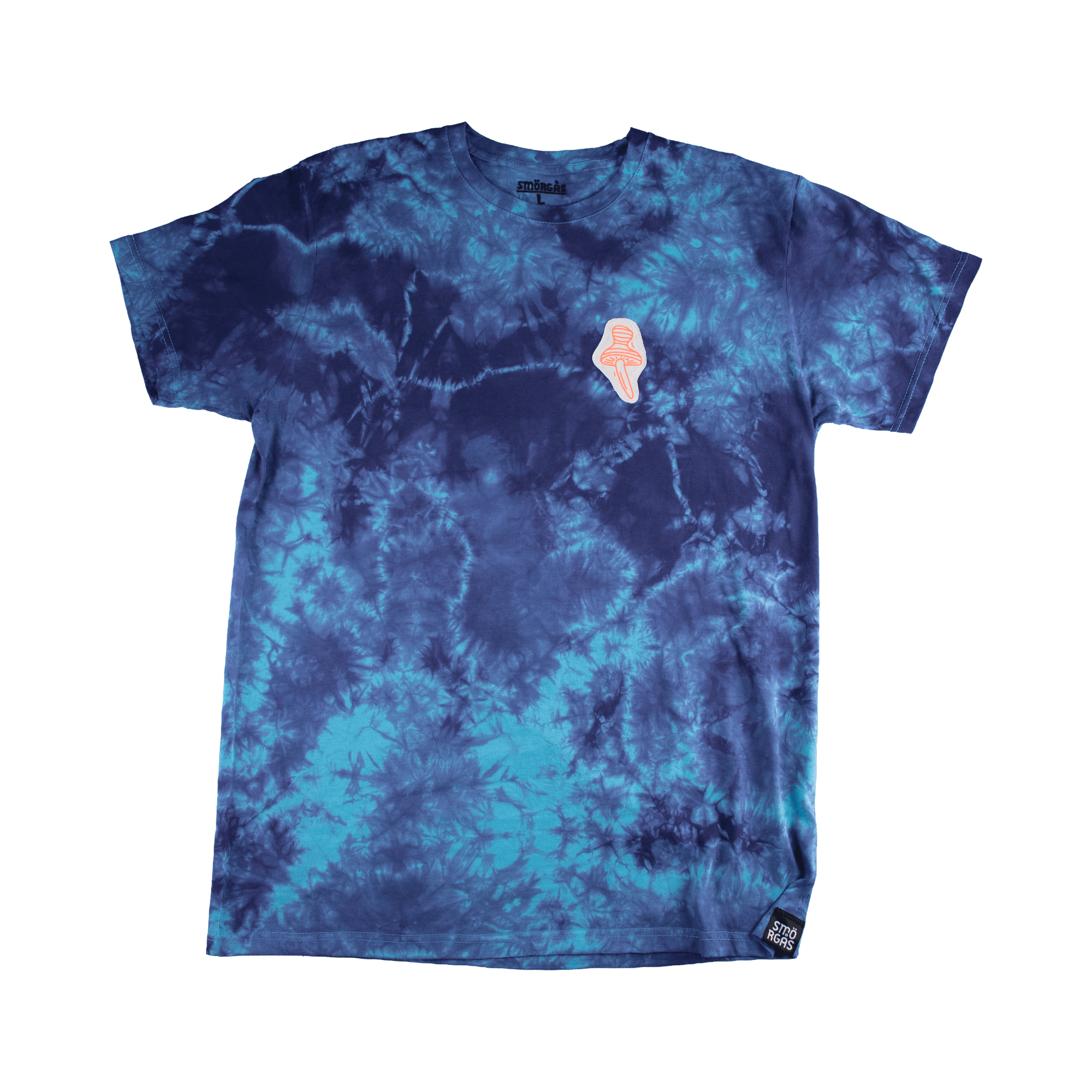 MUSHROOM_PATCHT-SHIRT TIE-DYE