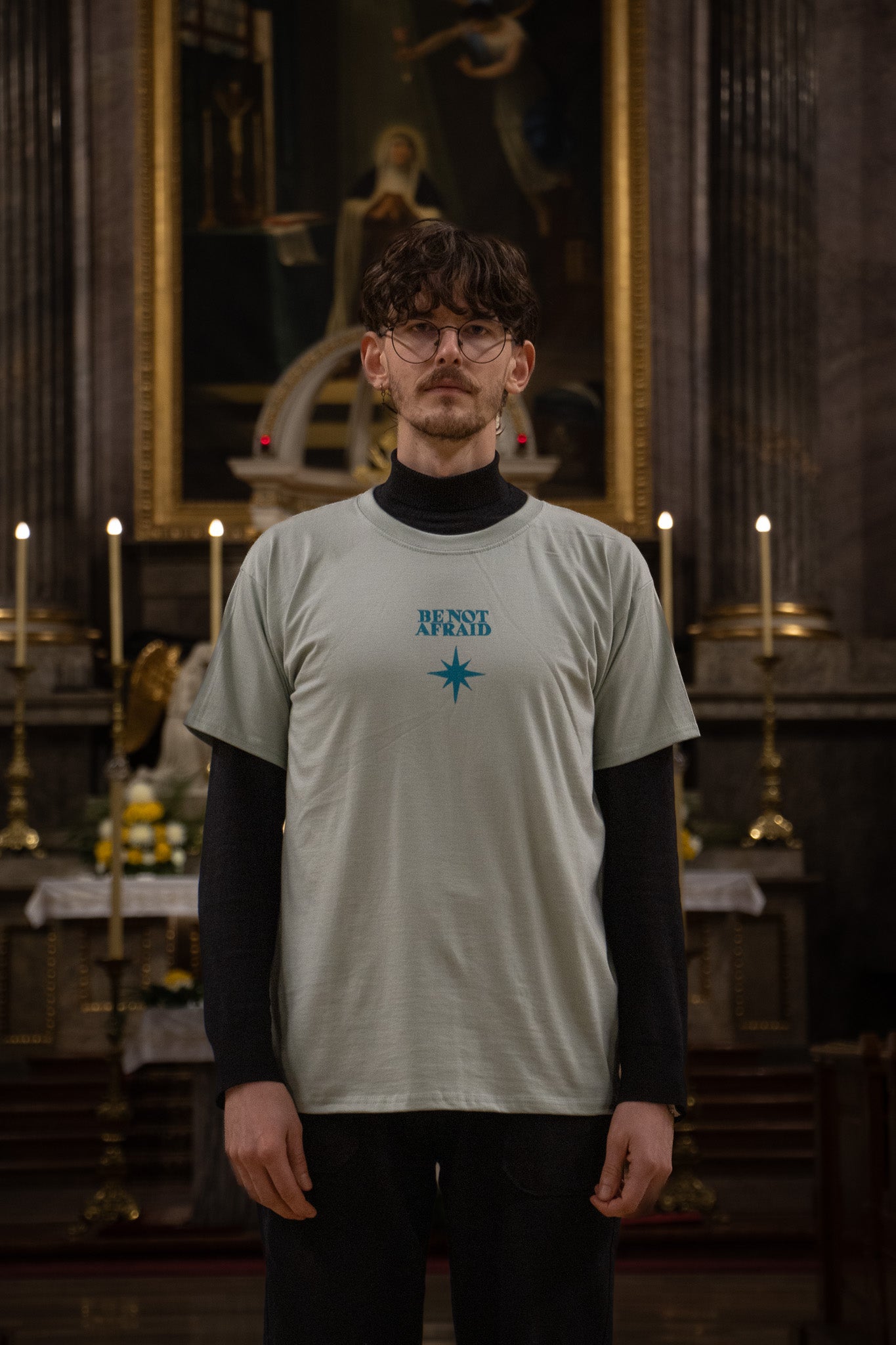 SIMPLE_MESSAGE BLOCK PRINTED T-SHIRT