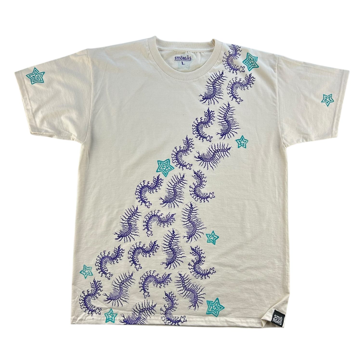 CENTIPEDE_BLOCK_PRINTED T-SHIRT
