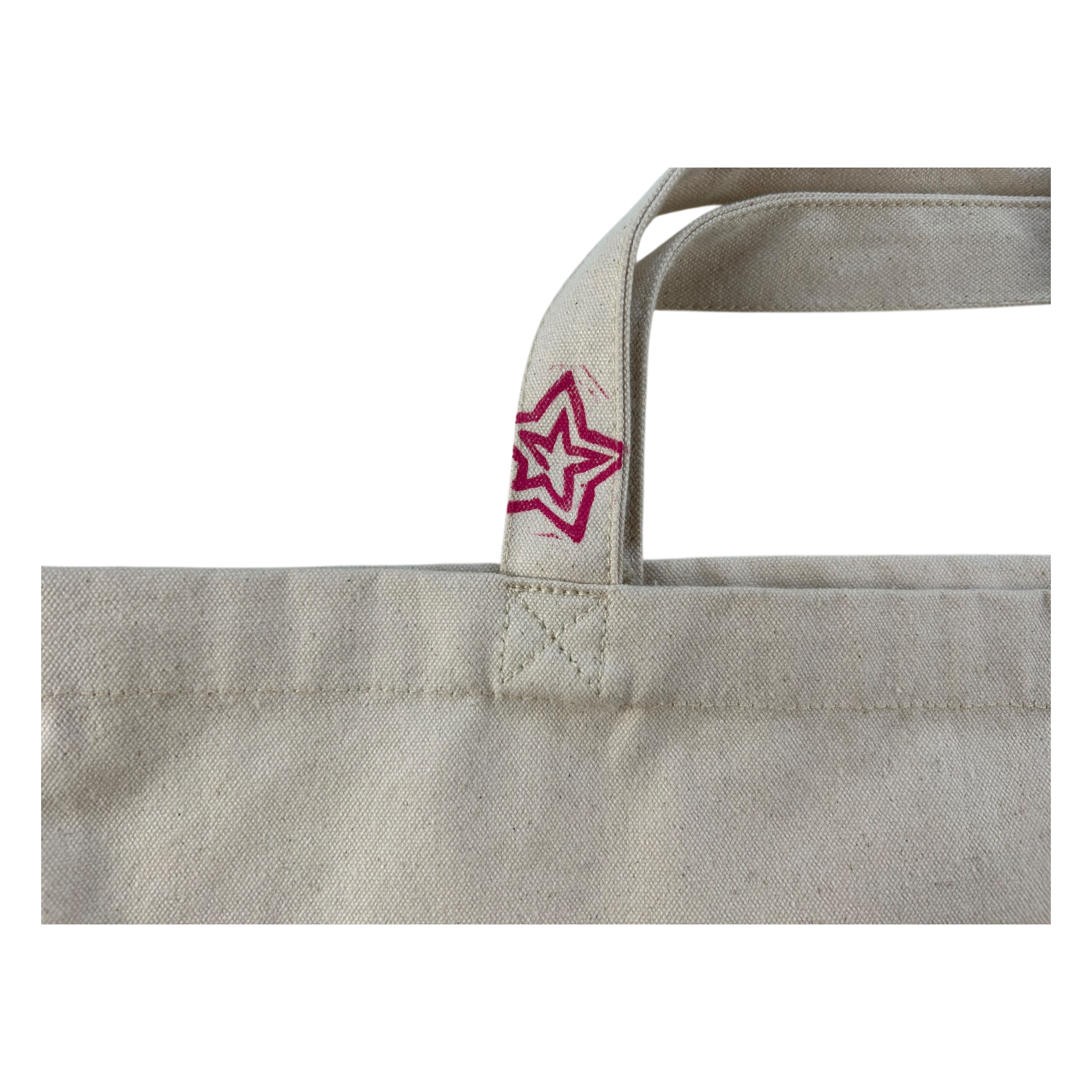 Centipede block printed tote bag