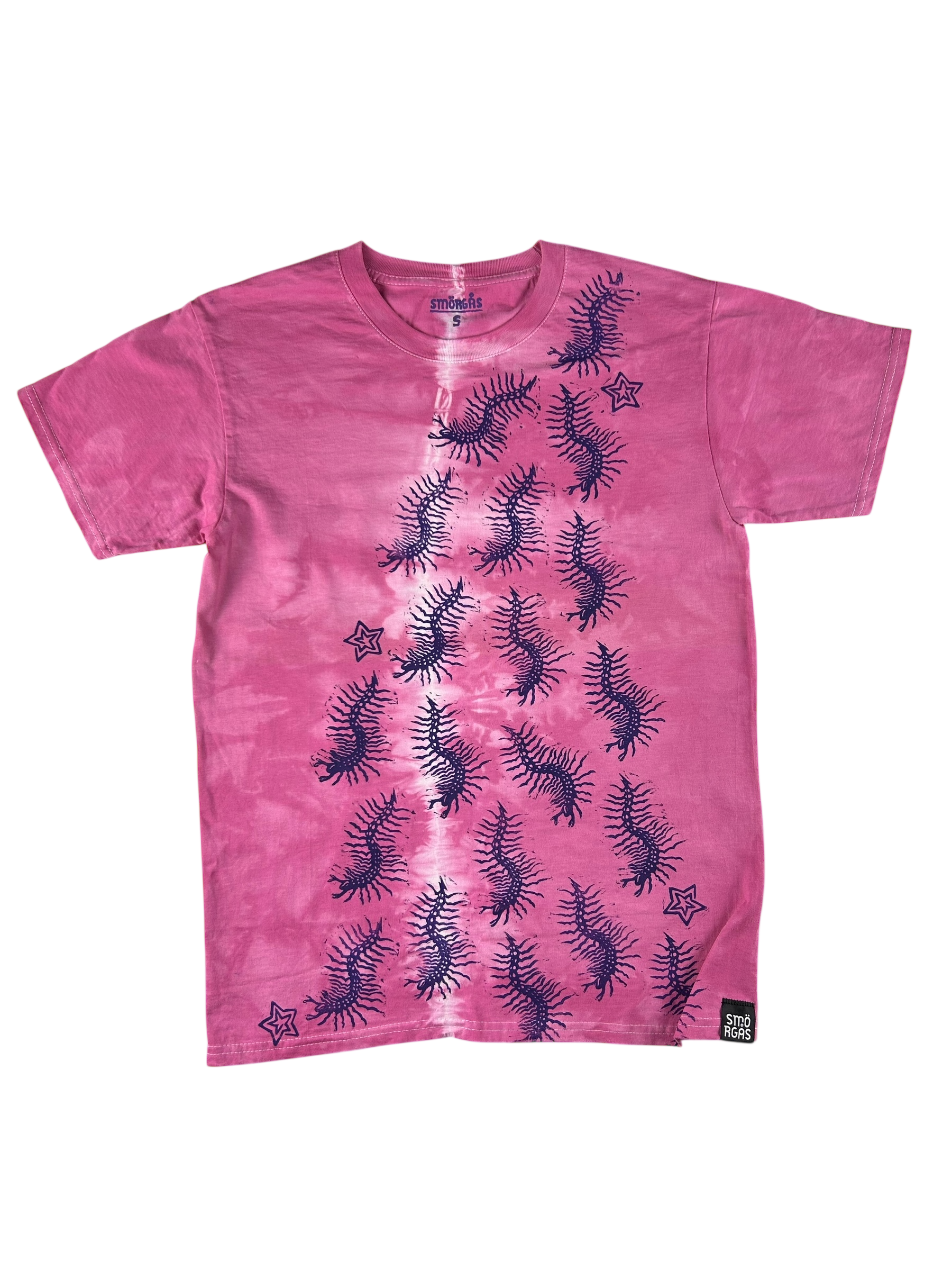 CENTIPEDE Block Printed Dyed T-shirt