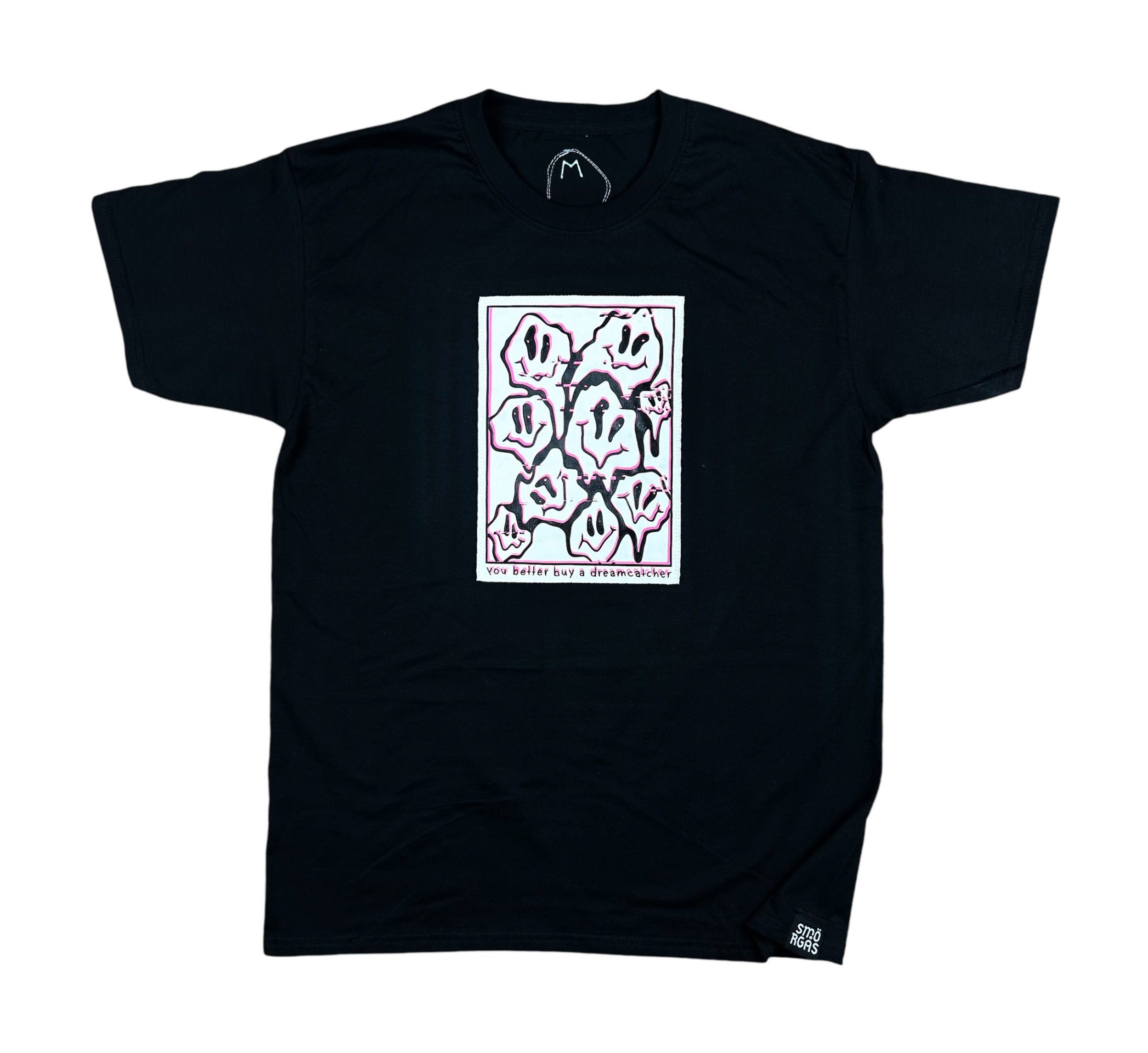 YOU_BETTER_BUY_A_DREAMCATCHER Neon pink T-shirt