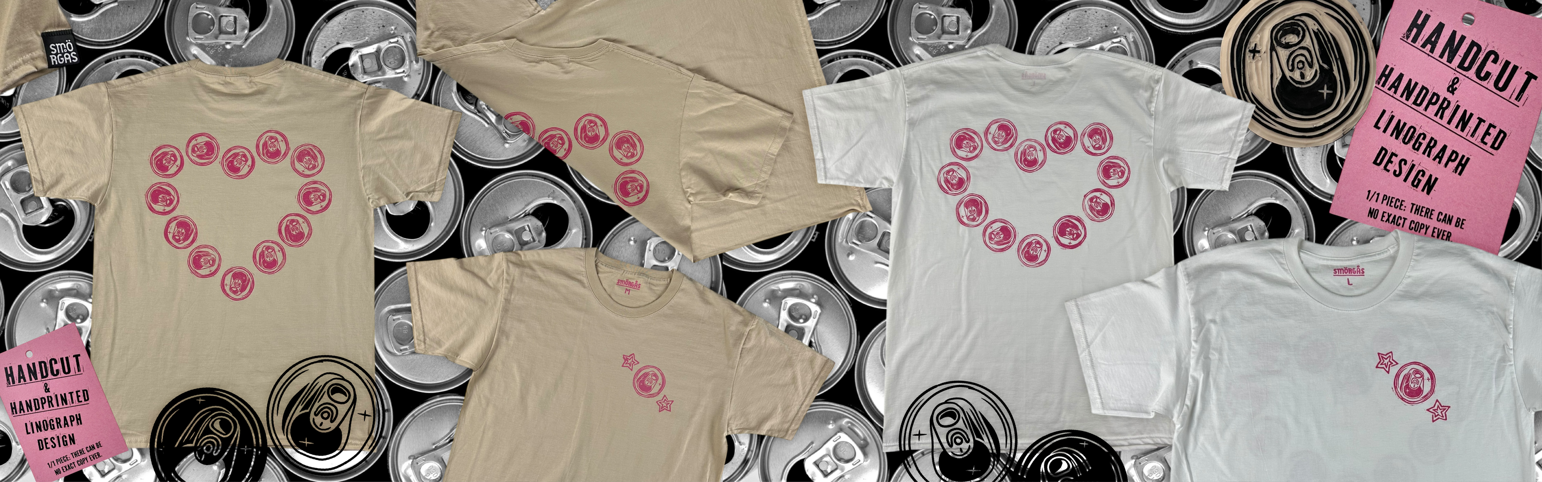 CANNED_LOVE Block printed T-shirt